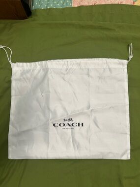 Coach New York Dust Bag 16 1/2” x 13 1/2”  Travel Storage Purse Silky Sateen